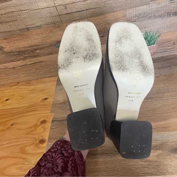 Vintage Pazzo square heel slip on ankle boots tan - Picture 8 of 11